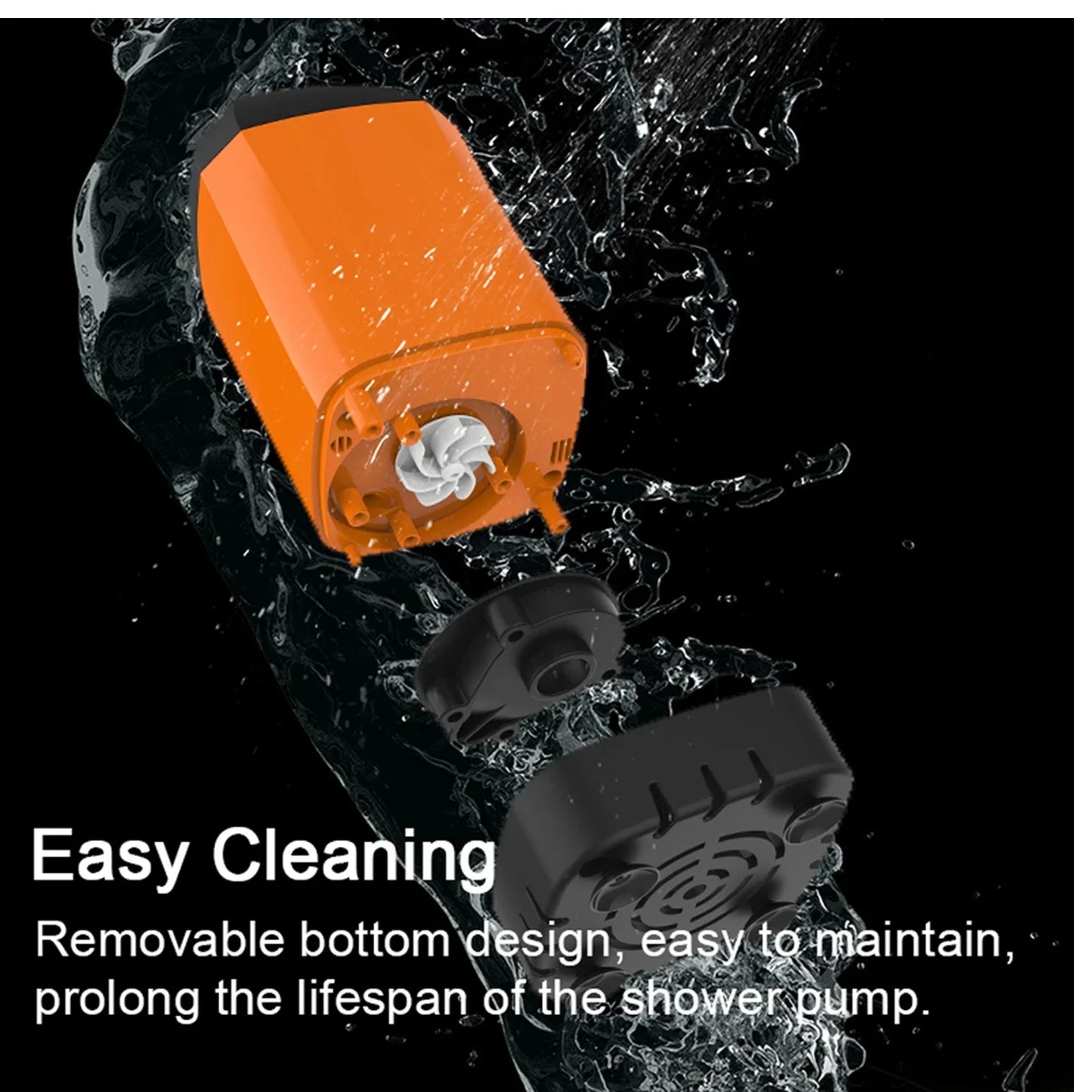 Outdoor Camping Shower Portable Electric Shower Pump IPX7 Waterproof for Camping Hiking Backpacking Travel Beach Pet Watering