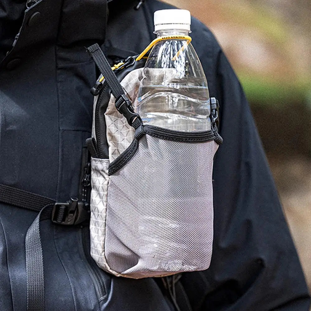 Outdoor mobile phone bag shoulder bag mountaineering hiking expansion bag water bottle storage bag ultra-light portable bag