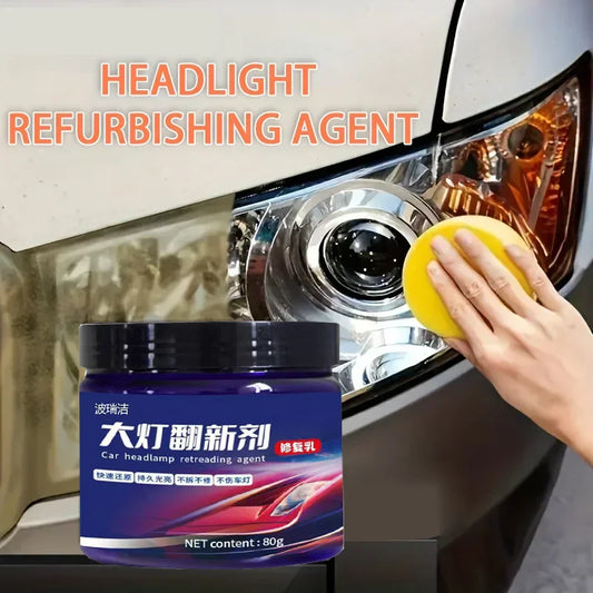 Headlamp Scratch Remover Repair Cleaning Paste Remove Oxidation Headlight Polish Liquid Car Headlight Restoration Polishing Kits