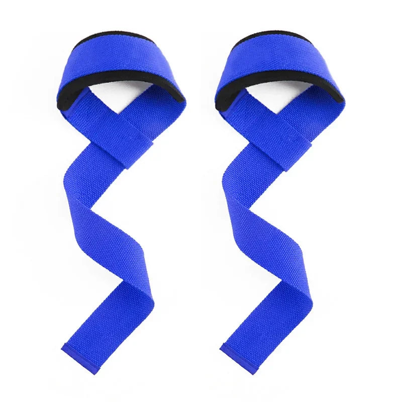 1Pairs Fitness Lifting Wrist Strap Brace for Weightlifting Crossfit Bodybuilding Support Dumbbell Weights Strength Workout