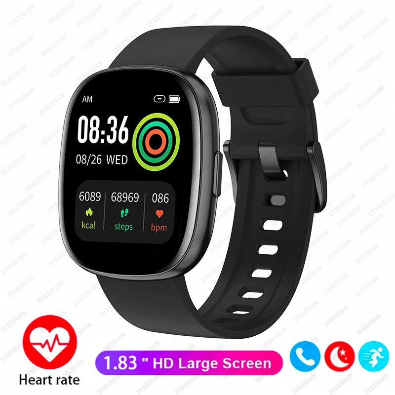 For Xiaomi Android Smart Watch Men Women Gift Full Touch Screen Sport Fitness Watches Bluetooth Call Digital Smartwatch 2025 New