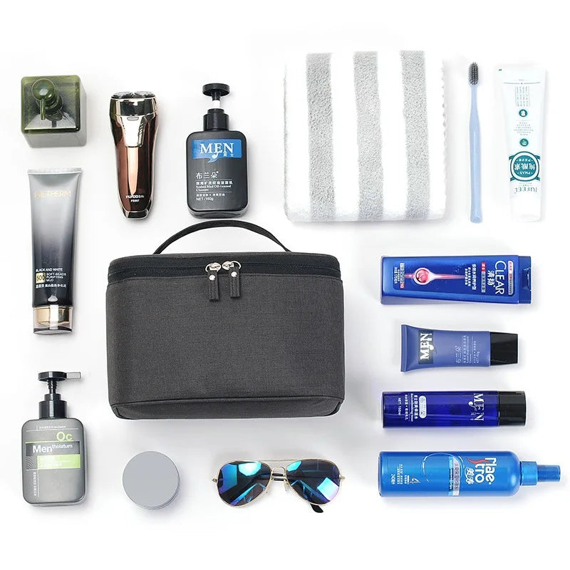 Waterproof Travel Wash Bag Large Capacity Travel Toiletry Organizer Men Portable Tote Cosmetic Storage Bag