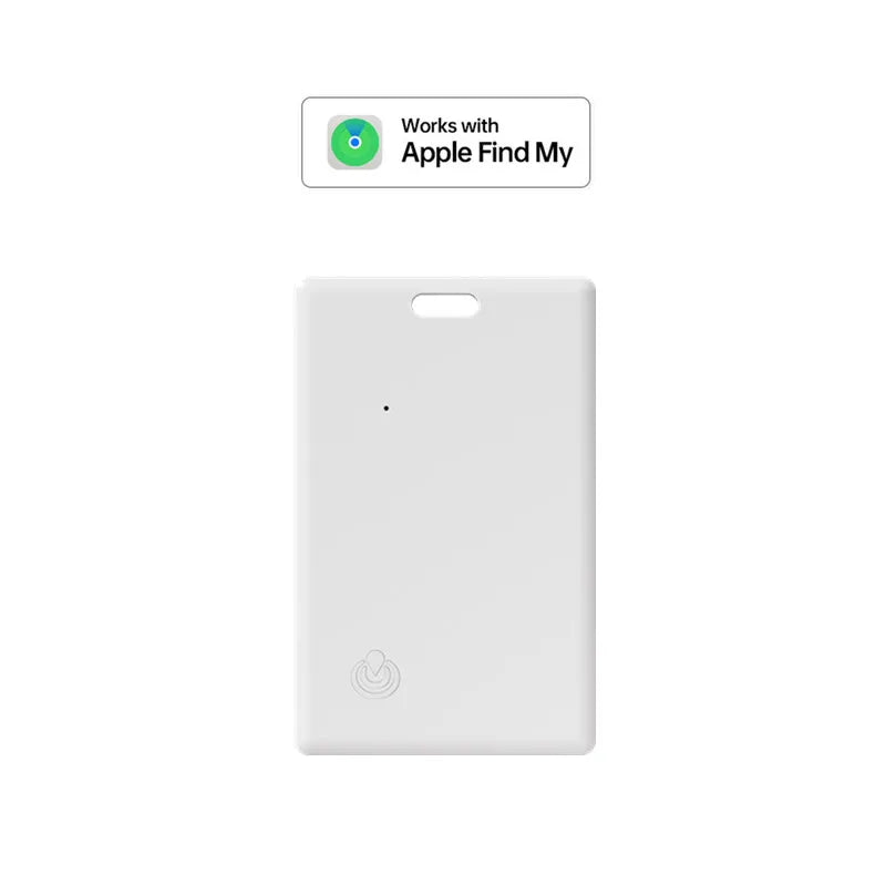 Slim Wallet Tracker Card iPhone Smart Tag Work with Find My (iOS Only) Air-Tag Bluetooth Search GPS Locator Wallet Finder Card