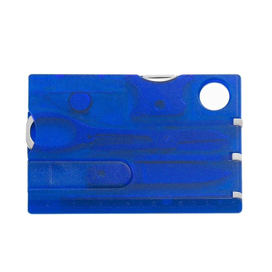 Ultra Thin Pocket Multi Tool 12 In 1 Credit Card Size Outdoor Camping Hiking Survival Gear EDC Equipment Gift