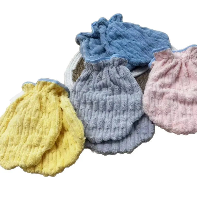 Pet Bath Towels Cat Dog Toy Quick-drying Bath Absorbent Glove Bath Towel Kitten Grooming Self Cleaning Massage Cat Accessories
