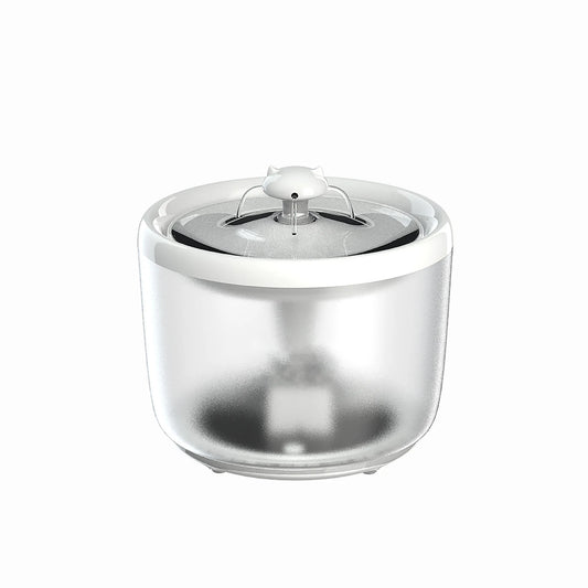 Pet Water Dispenser with Continuous Automatic Filtration Transparent ABS Plastic Bucket with Beautiful Atmosphere Light