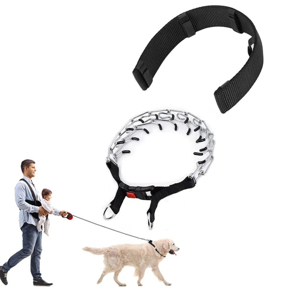 Dog Training Stimulation Chain Dog Collar Pet Supplies Dog Training Supplies Spike Collar Dog Collar Collar Pet Dog Chain
