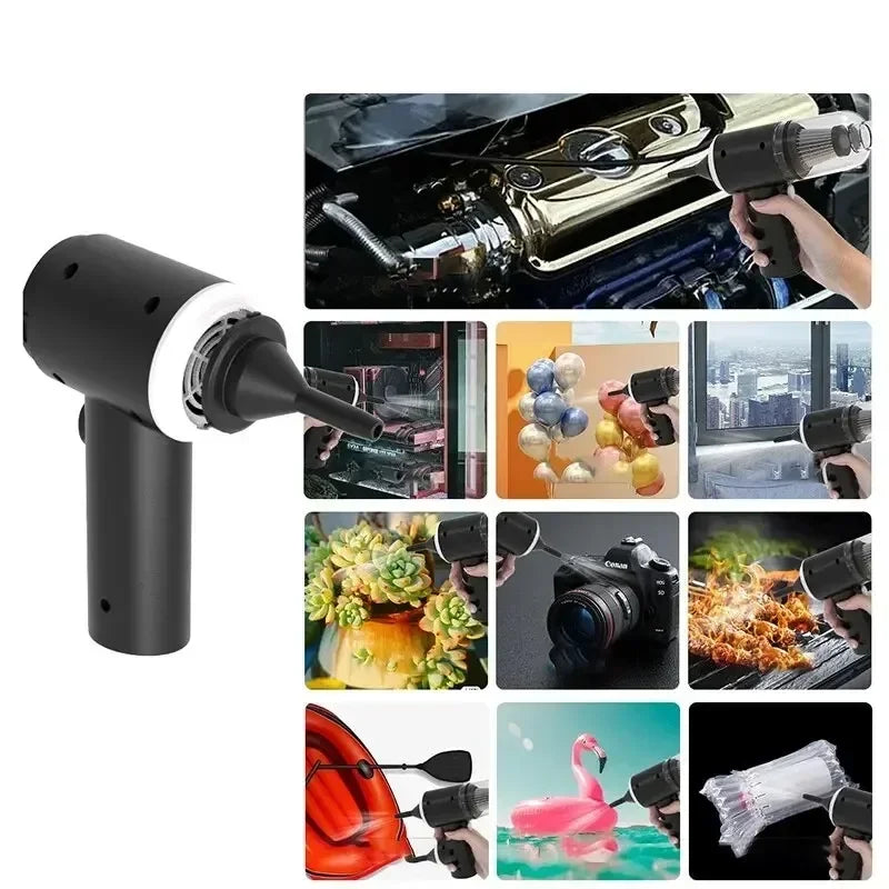 Wireless Car Vacuum Cleaner-  Handheld USB Rechargeable 1200mAh, Mini Wet/Dry Portable for Auto Home Cleaning car vacuum cleaner