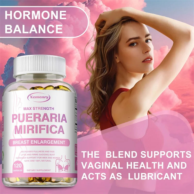Pueraria Mirifica - Supports Overall Female Health, Promotes Breast Development, Balances Estrogen Metabolism, Non-GMO