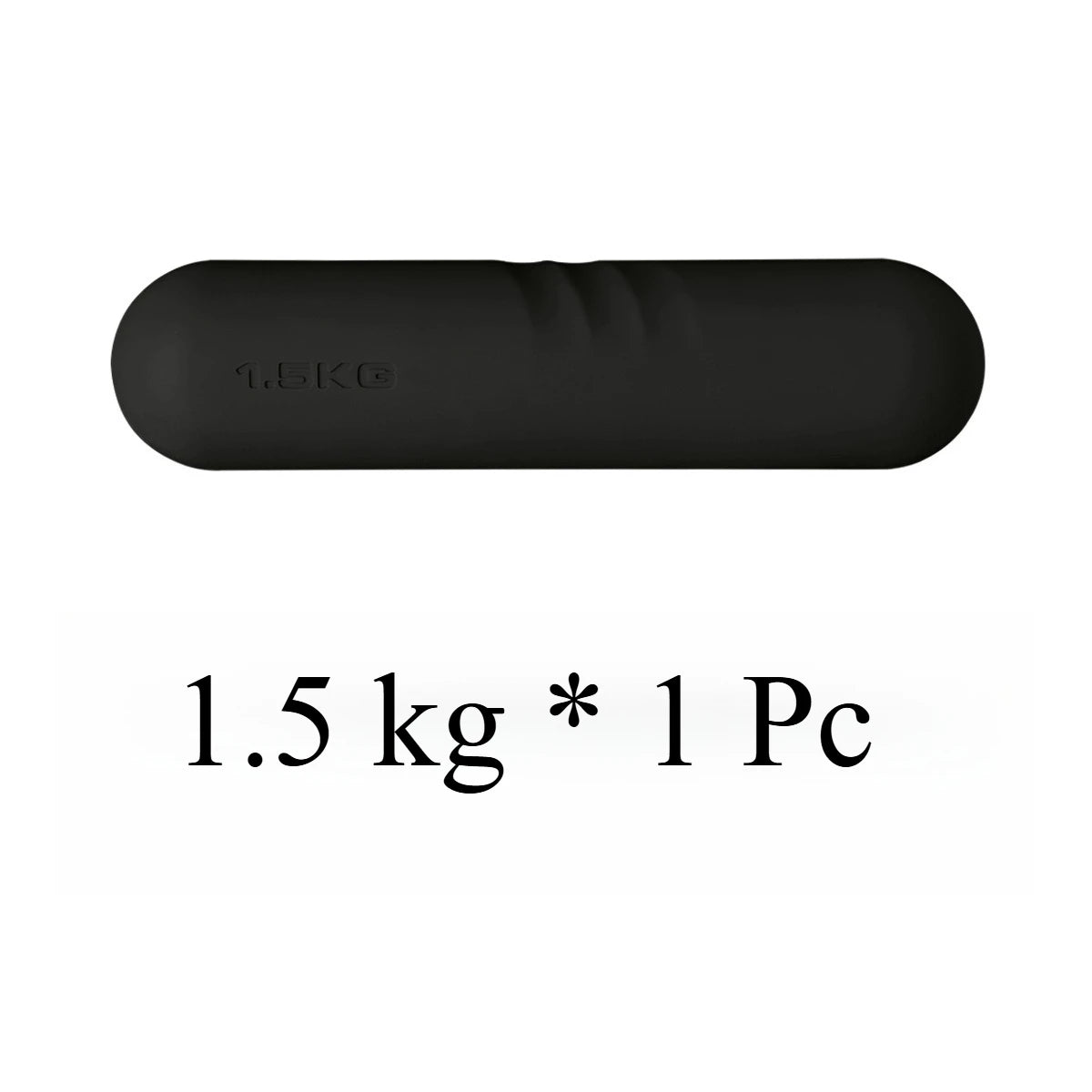 1Pcs Dumbbell Hand Weight Silicone Covered Non-slip Hand Pattern Yoga Tirap for Pilates Strength Training Gym Running Dance