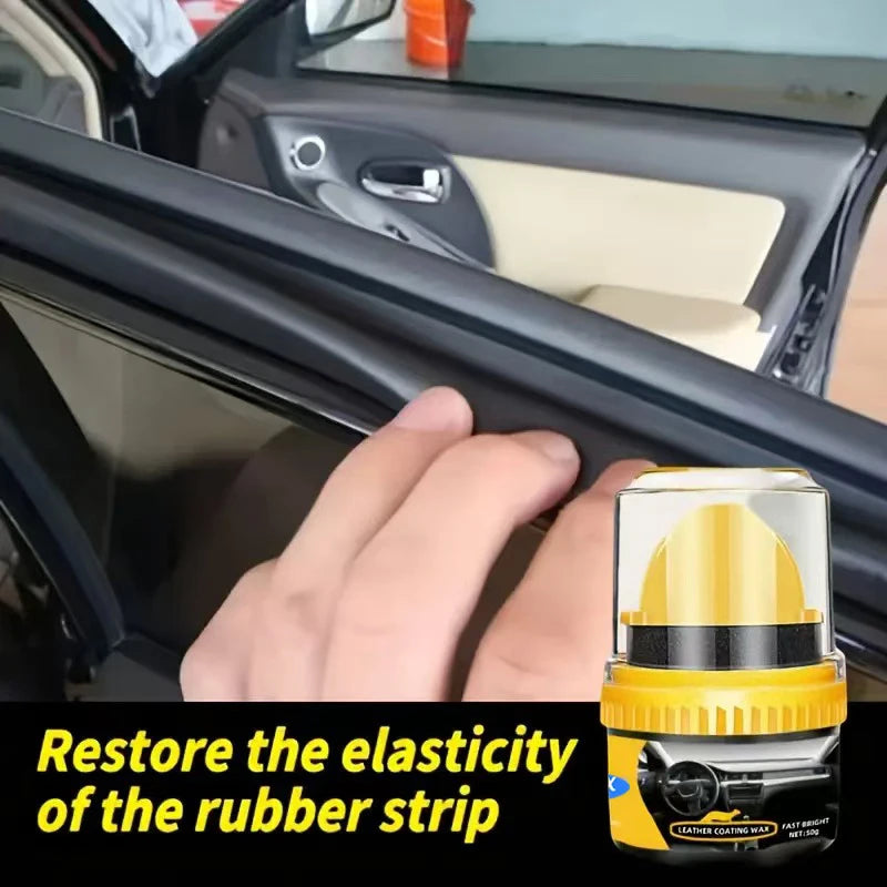 Car Sealing Strip Restorer Sealing Rubber Curing Softener Rubber Cleane Renovator Maintenance Eliminates Noise Extend Usage Time
