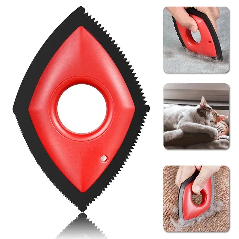 4 Modes Pet Hair Remover Comb Brush Dog Cat Hair Detailer Cleaning Tool Carpet Sofa Cloth Car Seat Rubber Reusable Pet Combs Dog