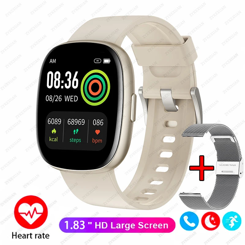 For Xiaomi Android Smart Watch Men Women Gift Full Touch Screen Sport Fitness Watches Bluetooth Call Digital Smartwatch 2025 New