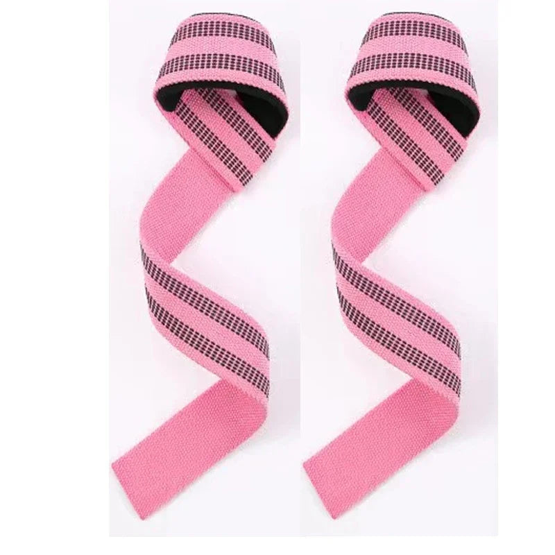 1Pairs Fitness Lifting Wrist Strap Brace for Weightlifting Crossfit Bodybuilding Support Dumbbell Weights Strength Workout