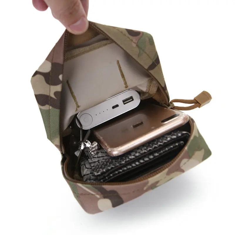 Outdoor EDC Pouch Waterproof Nylon Multi-Purpose Pack Tactical Universal Hunting Camping Bag MOLLE Accessories Waist Pocket