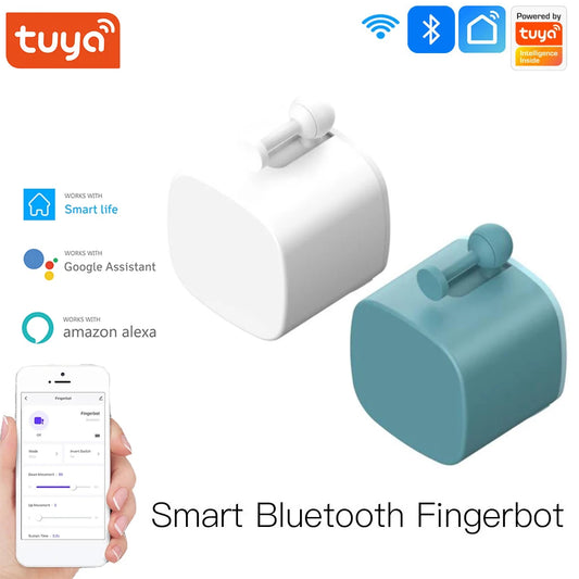Tuya Smart Bluetooth Button Robot - Mobile APP Remote Control Switch Timer Setting Physical Smart Home Automation Tool