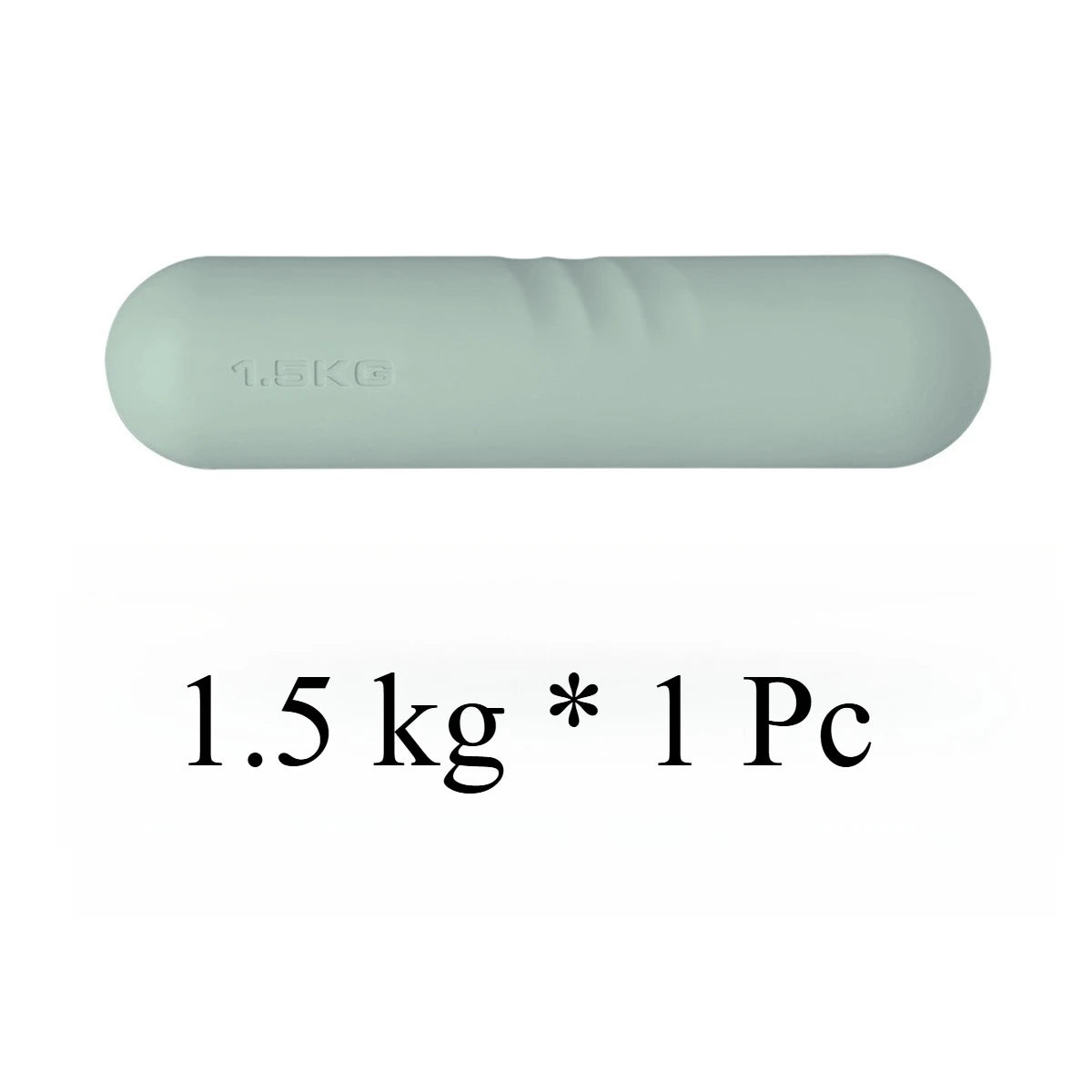 1Pcs Dumbbell Hand Weight Silicone Covered Non-slip Hand Pattern Yoga Tirap for Pilates Strength Training Gym Running Dance