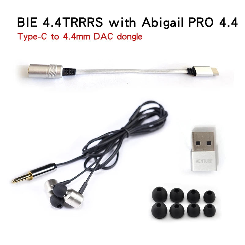 Venture Electronics VE Bonus IE in ear Earphones BIE 3.5SE/2.5TRRS/4.4TRRRS HIFI