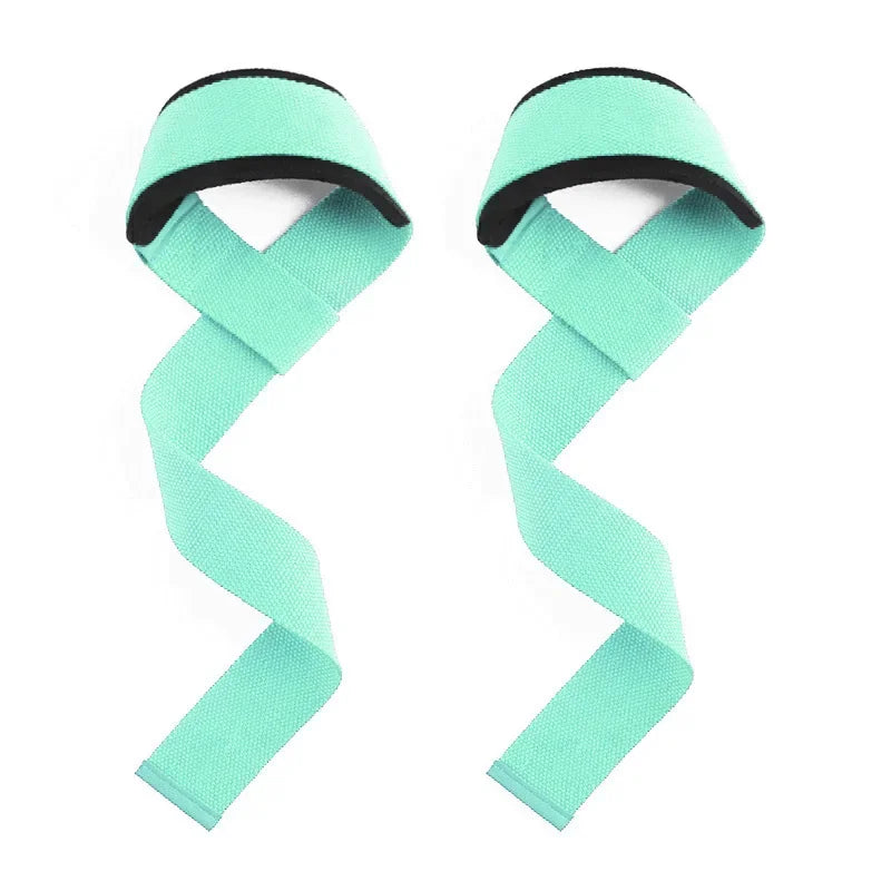 1Pairs Fitness Lifting Wrist Strap Brace for Weightlifting Crossfit Bodybuilding Support Dumbbell Weights Strength Workout