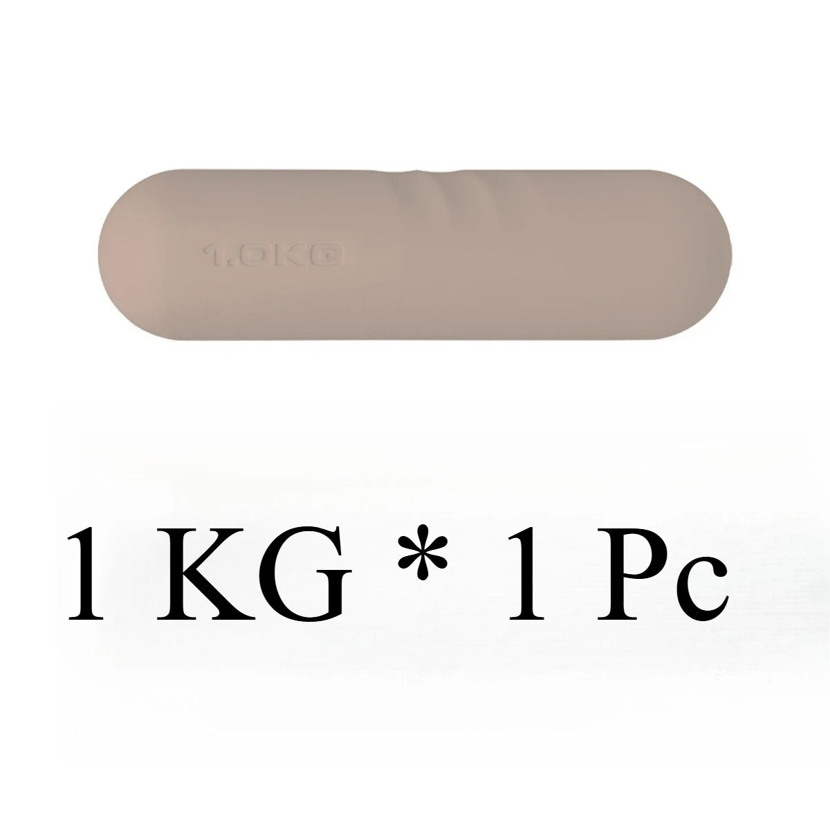 1Pcs Dumbbell Hand Weight Silicone Covered Non-slip Hand Pattern Yoga Tirap for Pilates Strength Training Gym Running Dance