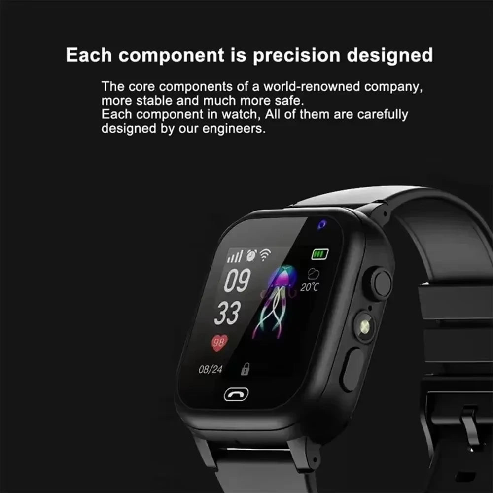 Xiaomi Kids Smart Watch 5G GPS Location Video Call Sim Card SOS Child Camera Waterproof Upgrade 2025 For Boys Girls Add Earphone