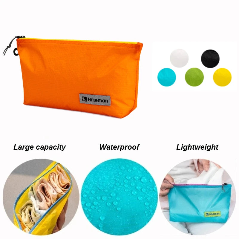 Ultralight 15D Silicone Waterproof Stuff Sack Portable Camping Gear Organizer 10g Outdoor Travel Hiking Clothes Storage Bag