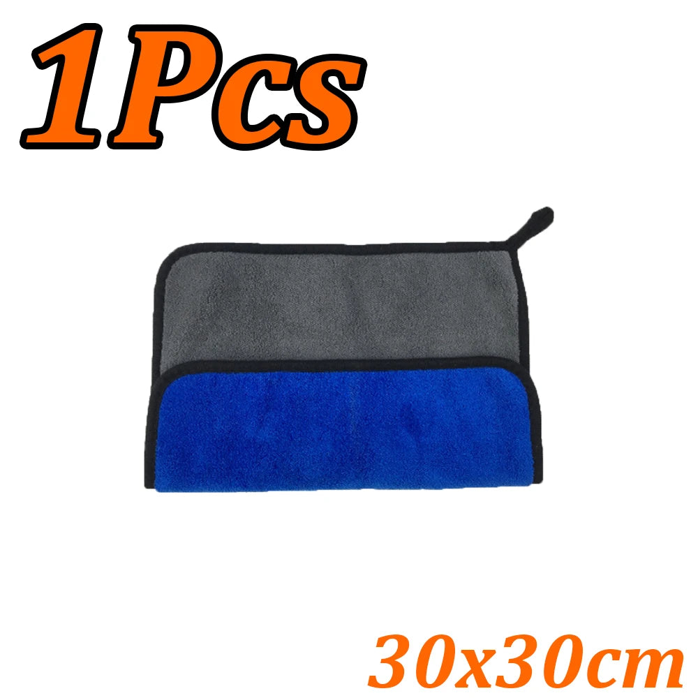 1-20Pcs Car Cleaning Towel Ultra-fine Fiber Household Car Wash and Cleaning Towel Care Cloth Car Parts Cleaning Kit