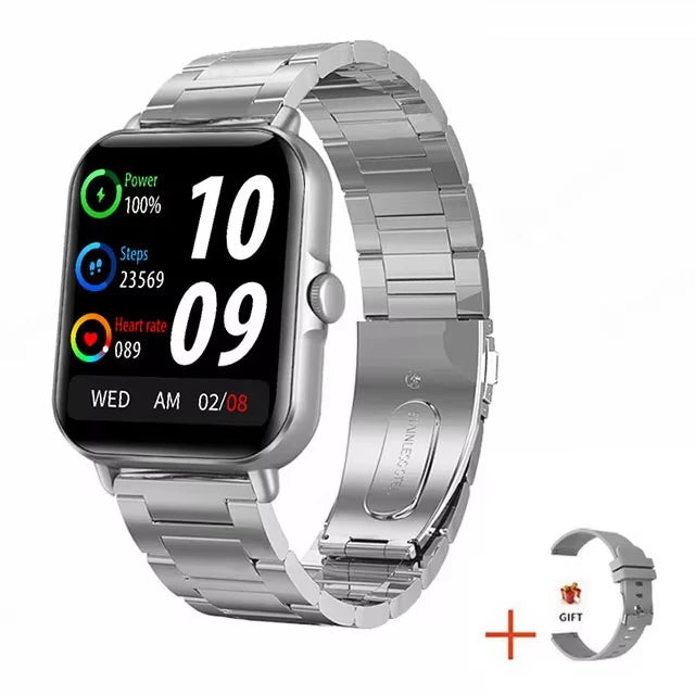 LAXASFIT 2025 Smart Watch Bluetooth Talk Play Music Smart Watch Fitness Clock Digital Sports Watch Men Women For IOS Android