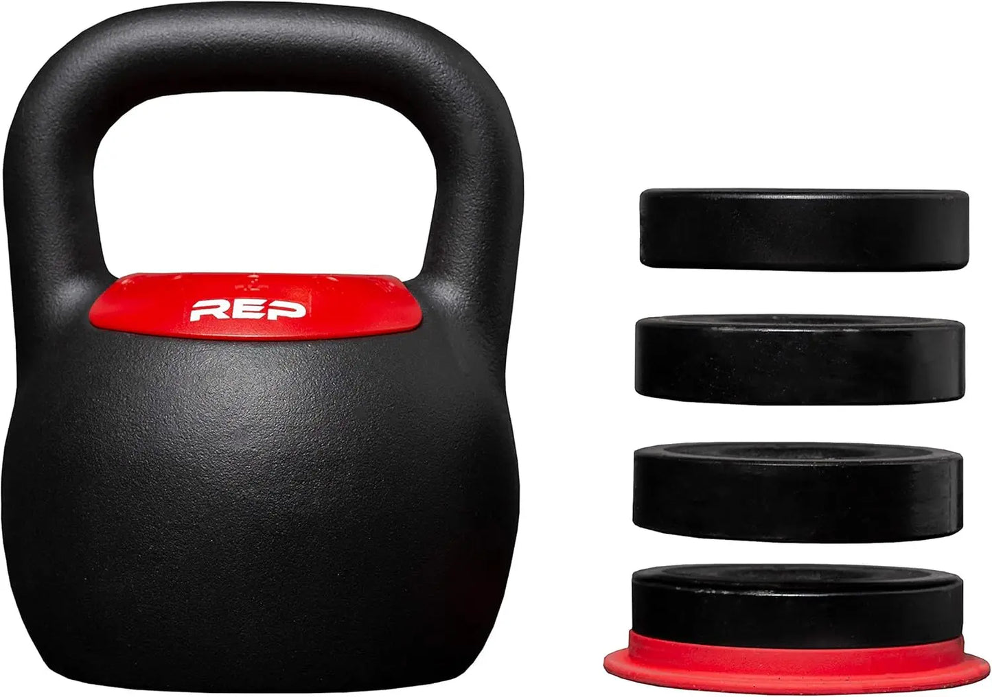 Fitness Adjustable Kettlebell with Matte Powder Coating - Quickly Select From Multiple Weight Options for HIIT