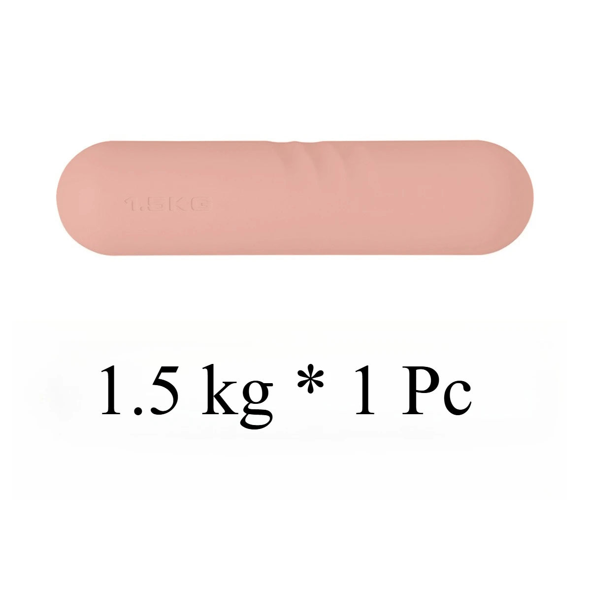 1Pcs Dumbbell Hand Weight Silicone Covered Non-slip Hand Pattern Yoga Tirap for Pilates Strength Training Gym Running Dance