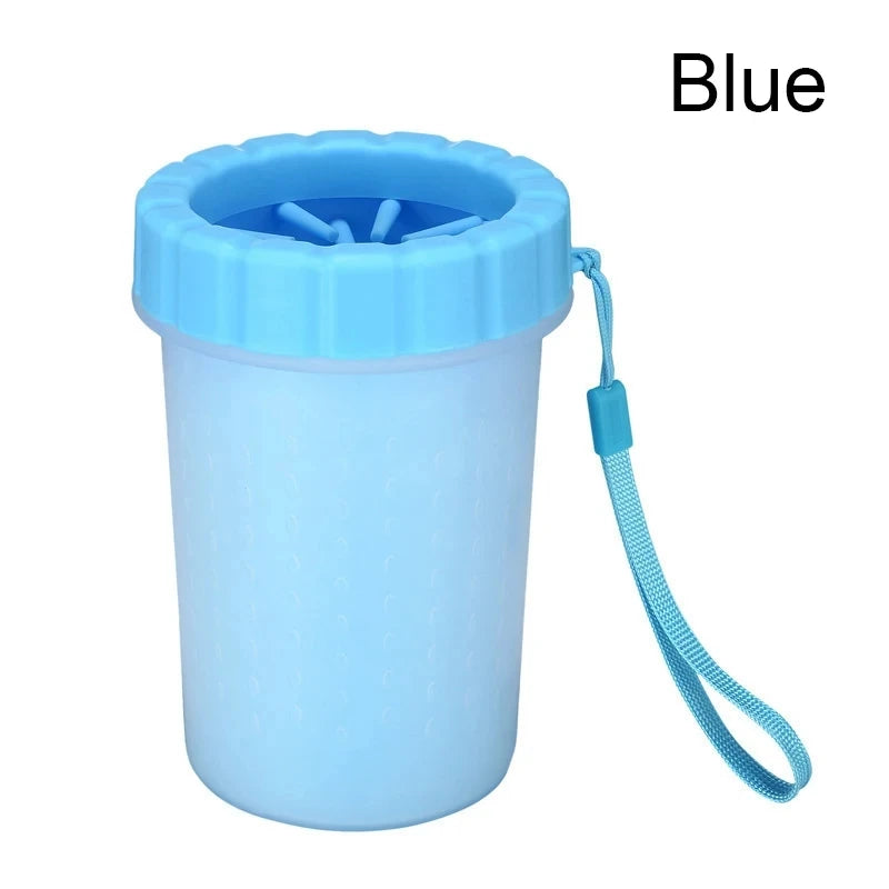 Pet Foot Washing Cup Dog Bath Pet Beauty Cleaning Wipe Free Automatic Foot Portable Cat Dirty Paw Cleaning Wash Brush Cup