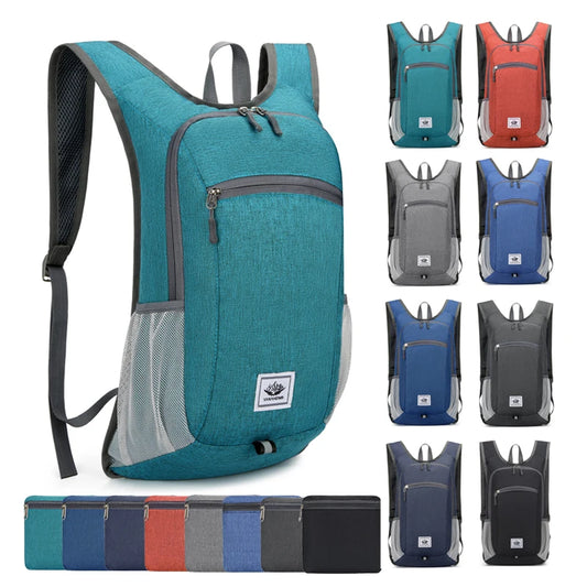 Portable Foldable Backpack,Men Women Ultralight Folding Bag,Outdoor Climbing Cycling Hiking Knapsack Travel Daypack