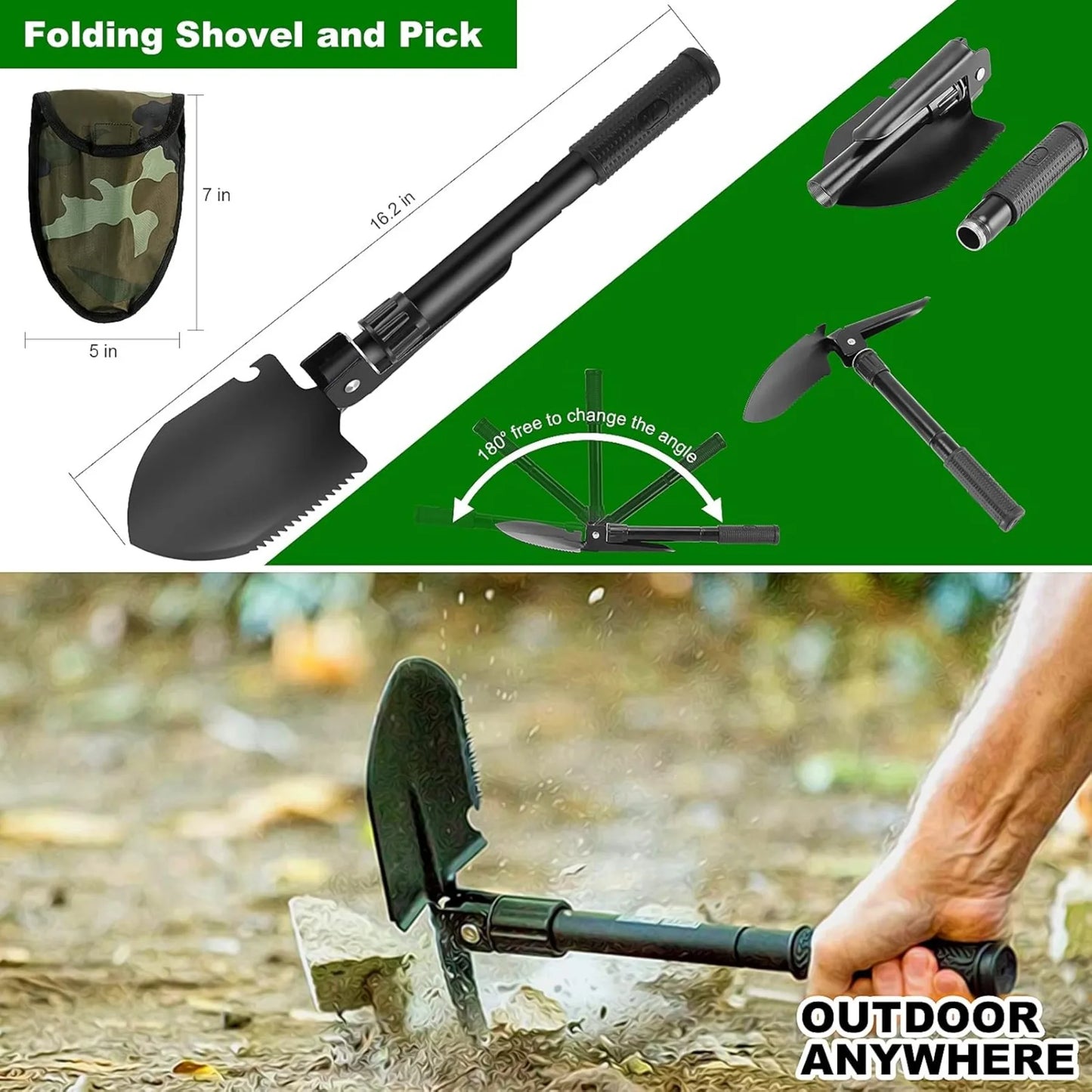 Survival kit and first aid kit, 142 pieces of professional survival equipment, for men's outdoor camping and exploration