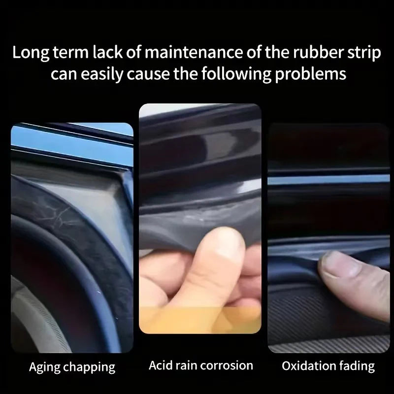 Car Sealing Strip Restorer Sealing Rubber Curing Softener Rubber Cleane Renovator Maintenance Eliminates Noise Extend Usage Time