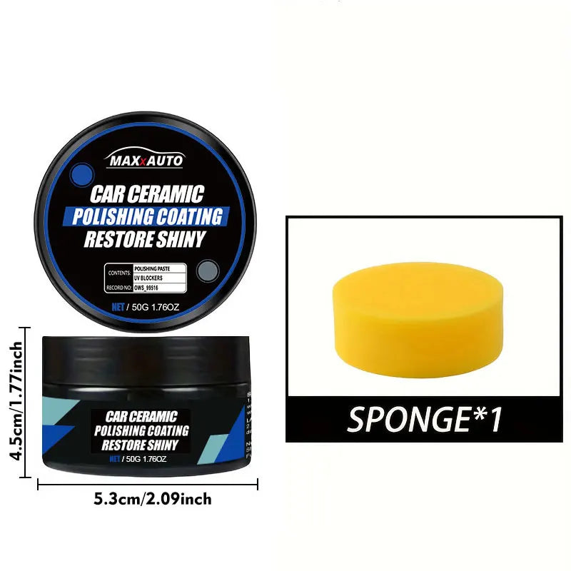 Ceramic Nano Polish Wax for Car Paint Scratch Repair Coating Plated Crystal Hydrophobic Polishing Paint Liquid Car Polishing Wax