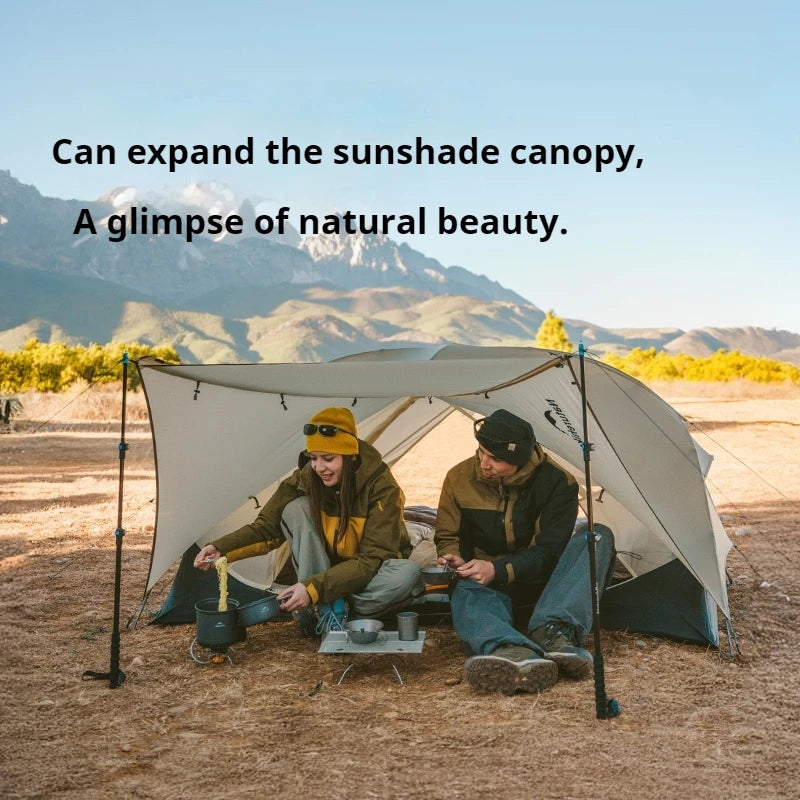 Naturehike Mongar UL Camping Tent 15D Nylon Lightweight 1 or 2 People 3 Seasons Tent Waterproof Portable Outdoor Tent With Mat