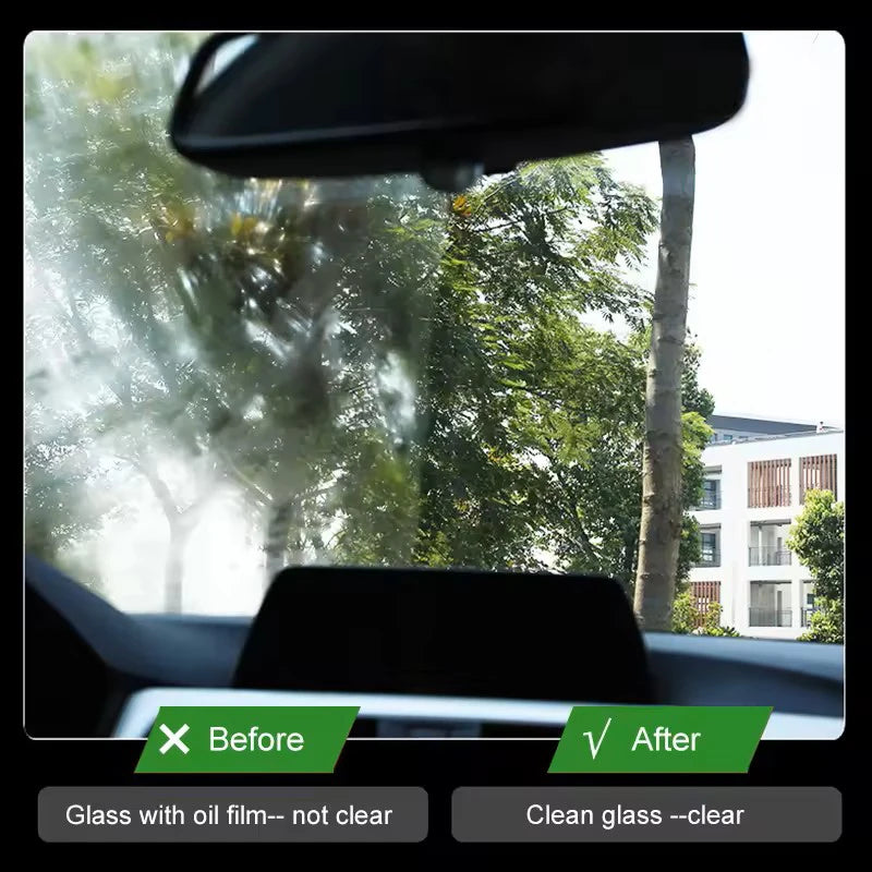 Hydroshine Car Glass Oil Film Remover Cream Windscreen Cleaner Streak-Free Oil Paste Film Emoval Cream Clean Stains Auto Detail