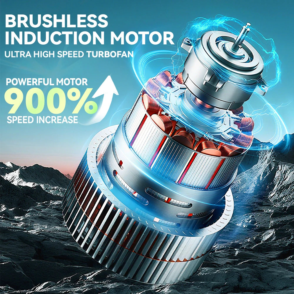 SZUK 985000Pa Mini Car Vacuum Cleaner Wireless Handheld Cleaner Cleaning Machine Strong Powerful Portable Vacuum Cleaner for Car