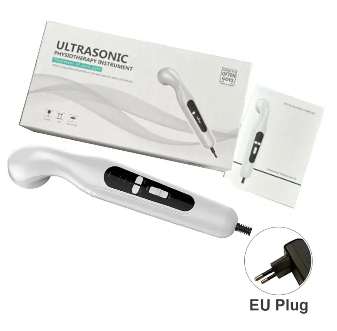 Ultrasonic Arthritis Physical Therapy Equipment Portable Pain Relief Muscle Stimulator Knee Joint Body Massage Health Care Tool