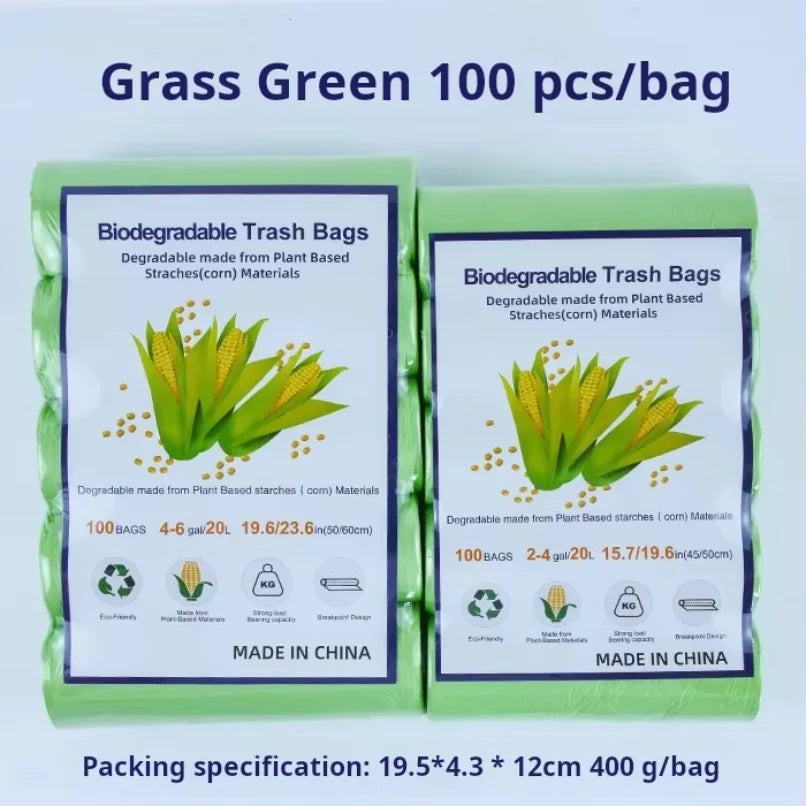 Degradable Garbage Bags Portable Outdoor Folding Toilet Garbage Bag Disposable Environmentally Friendly Camping Travel Supplies