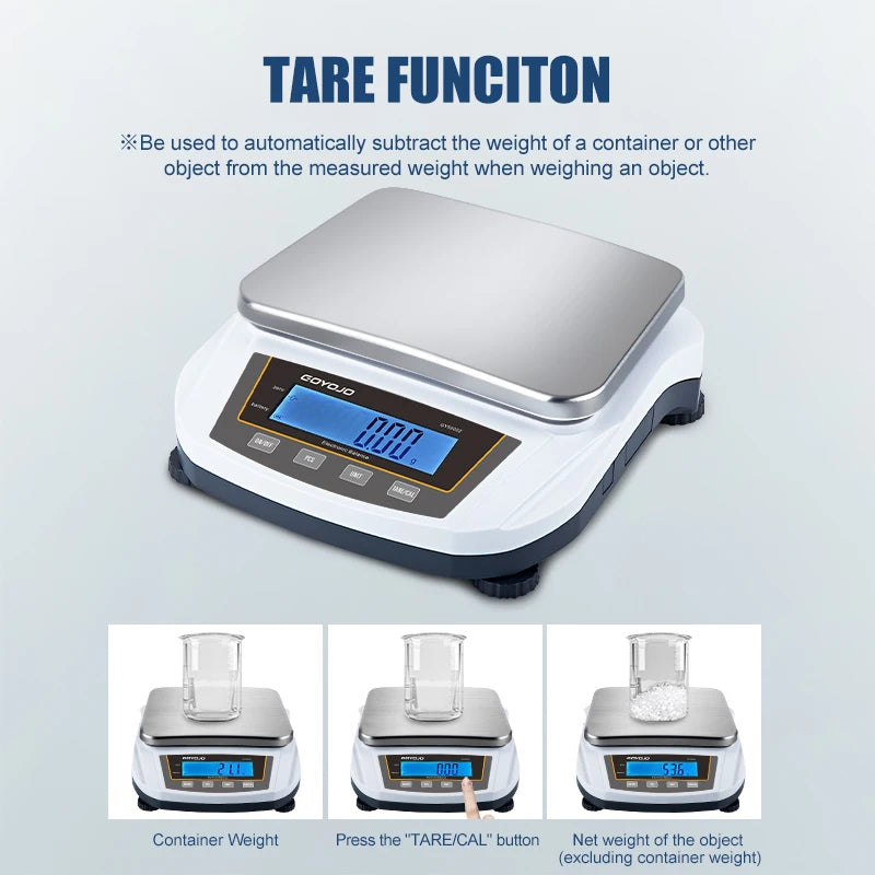 Digital Precision Scale 5kg 0.01g Lab Electronic Balance Backlit Screen Display Jewelry Scale Kitchen Weighing Scales 100-240V