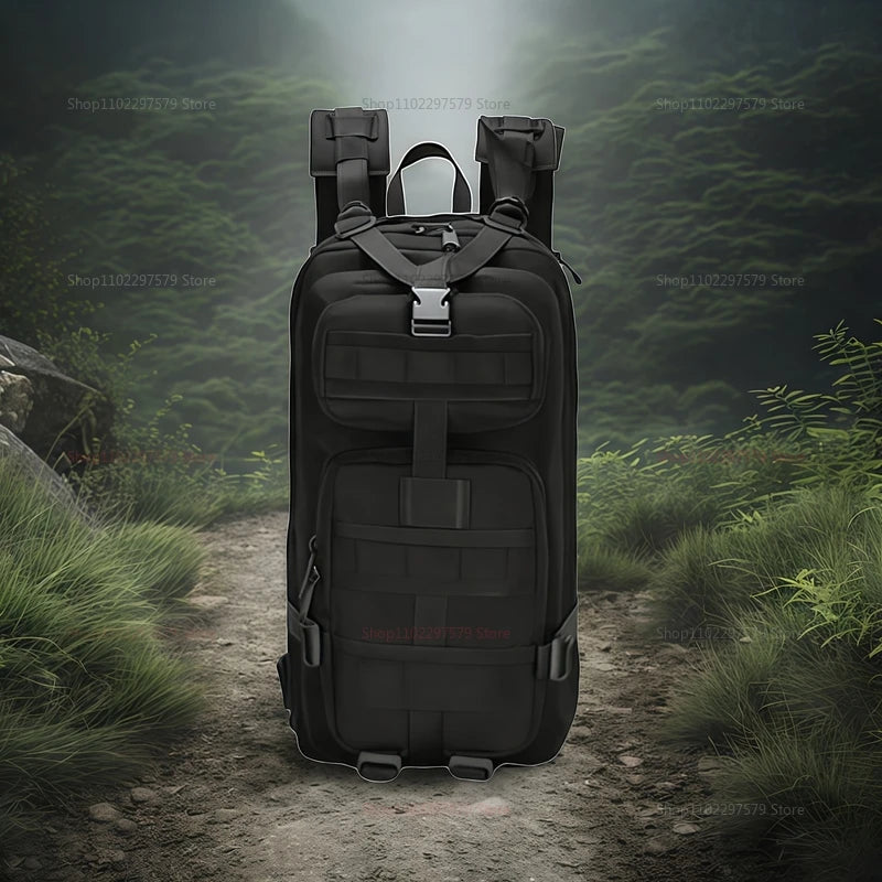 Compact waterproof tactical backpack - Large capacity for outdoor hiking and camping - Double shoulder bag - Suitable for travel