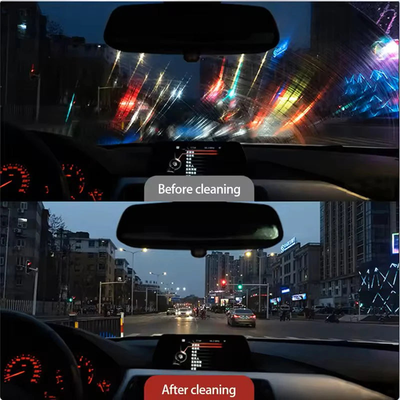 Hydroshine Car Glass Oil Film Remover Cream Windscreen Cleaner Streak-Free Oil Paste Film Emoval Cream Clean Stains Auto Detail