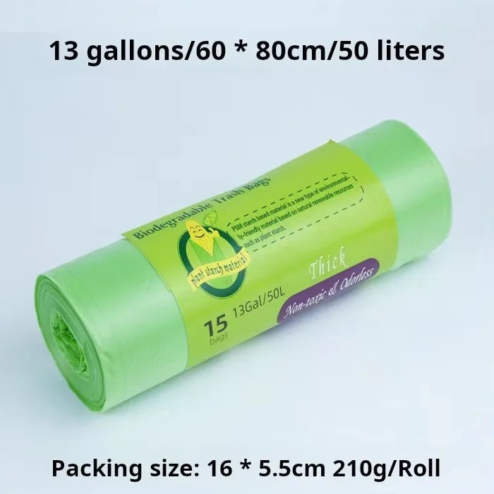 Degradable Garbage Bags Portable Outdoor Folding Toilet Garbage Bag Disposable Environmentally Friendly Camping Travel Supplies