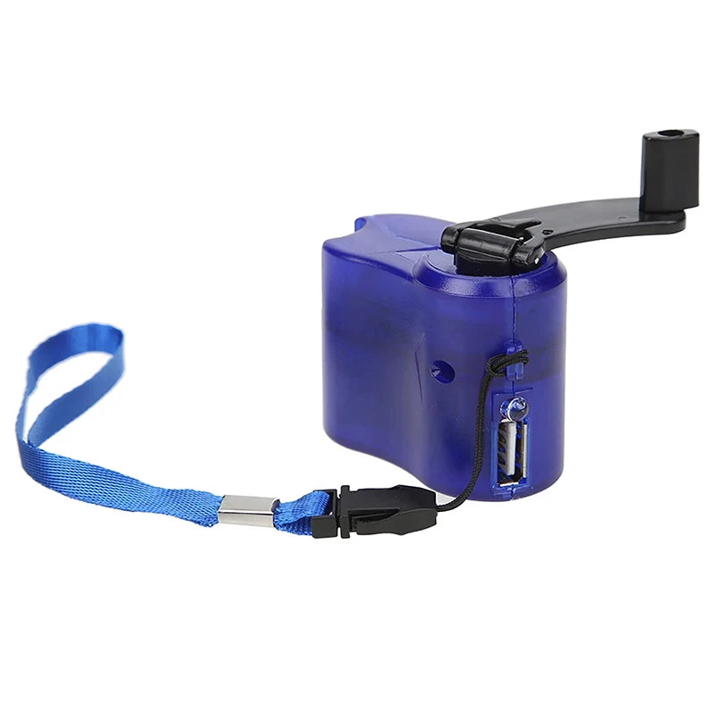 Emergency Outdoor Hand Crank Power Dynamo Emergency Charger 5.5V Travel Charger Outdoor Survival Accessories