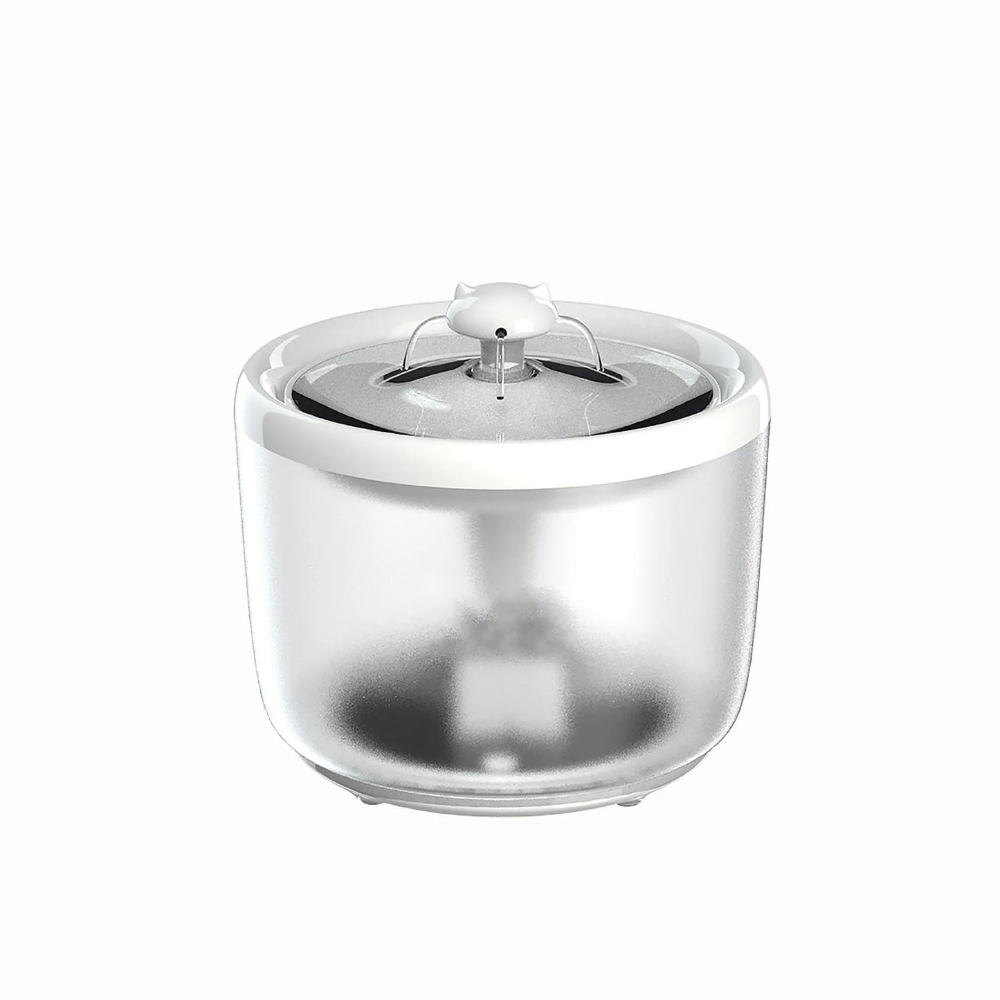 Pet Water Dispenser with Continuous Automatic Filtration Transparent ABS Plastic Bucket with Beautiful Atmosphere Light