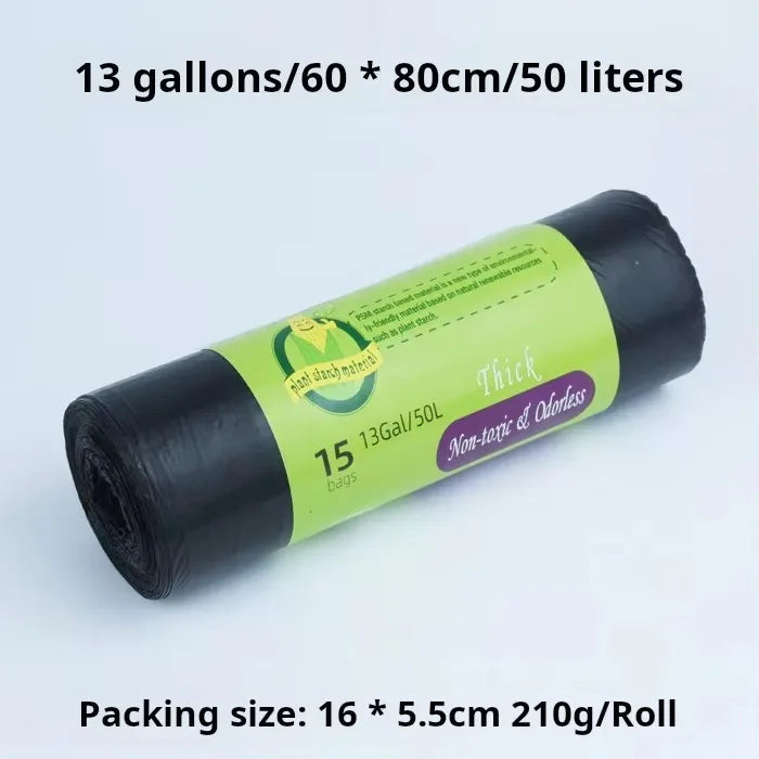 Degradable Garbage Bags Portable Outdoor Folding Toilet Garbage Bag Disposable Environmentally Friendly Camping Travel Supplies