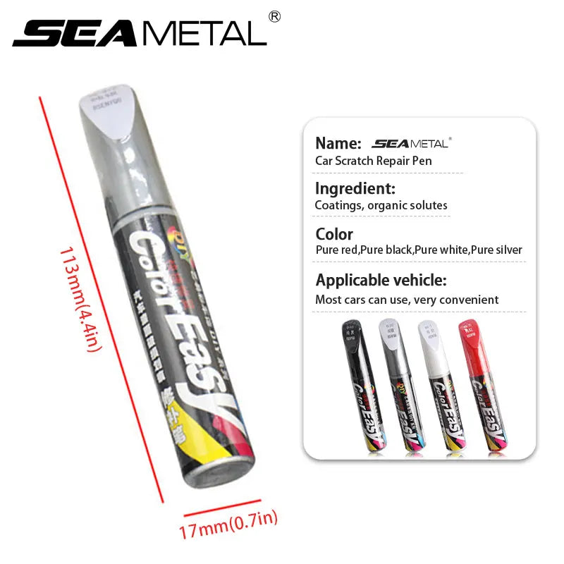 SEAMETAL Waterproof Auto Coat Repair Paint Care Pen Universal Car Scratch Repair Tool Pens Scratches Remover for Car Accessories