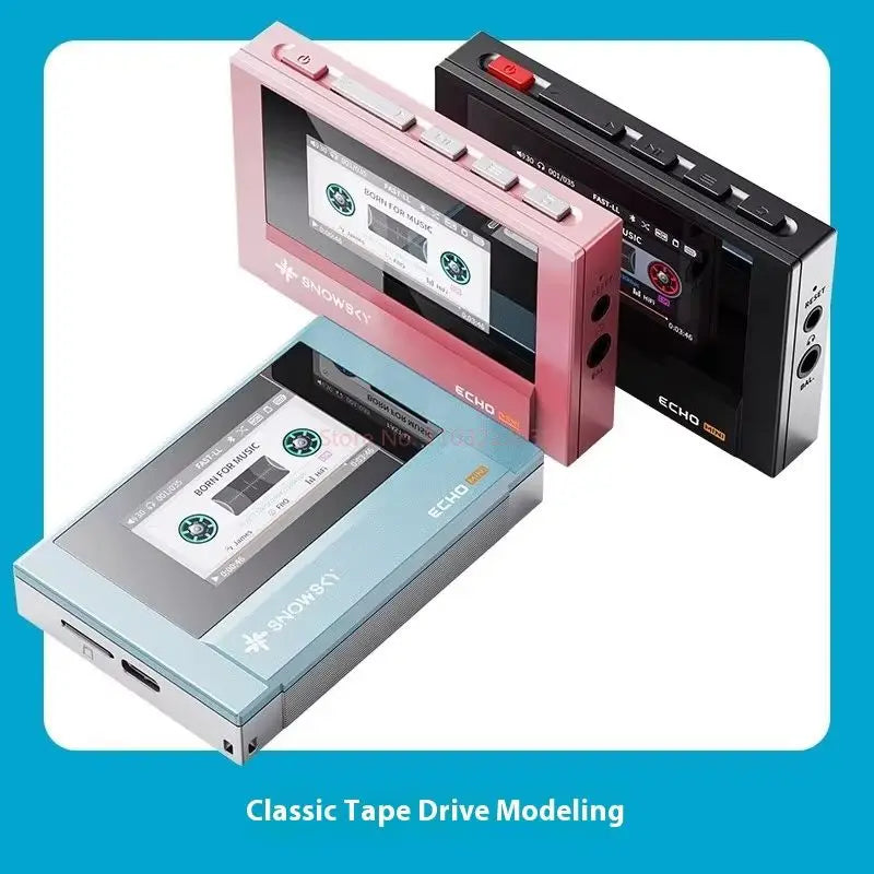 FIIO SnowSky ECHO MINI Wireless Bluetooth MP3 Player Portable Audio LCD Custom Mini Music Player for Music Lovers Gift Idea