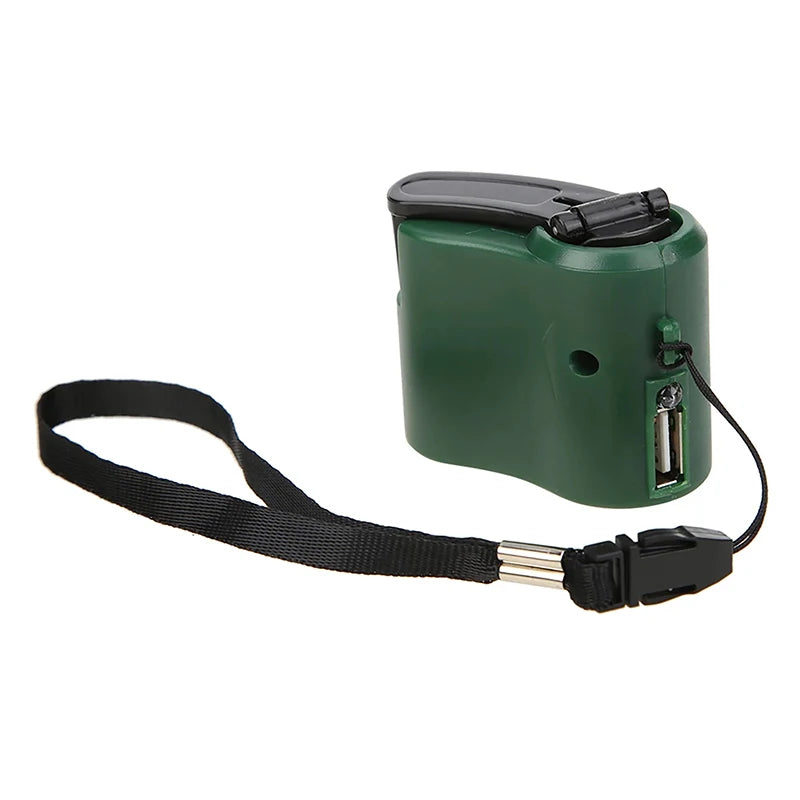 Emergency Outdoor Hand Crank Power Dynamo Emergency Charger 5.5V Travel Charger Outdoor Survival Accessories